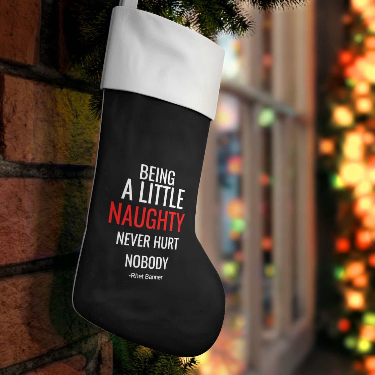 Naughty Holiday Stocking